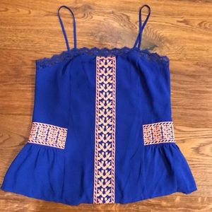 Spaghetti strap tank